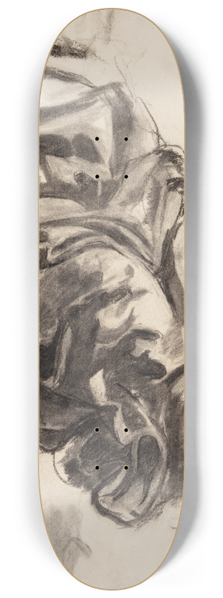 Oluf Hartmann - Draperistudie 8.25 inch art skate deck