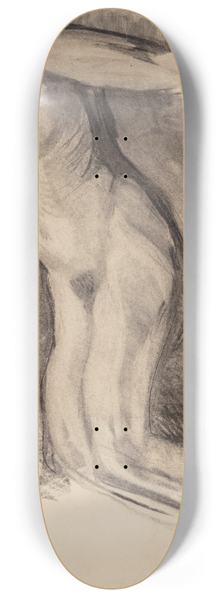 Oluf Hartmann - Liggende kvindelig model 8.25 inch art skate deck