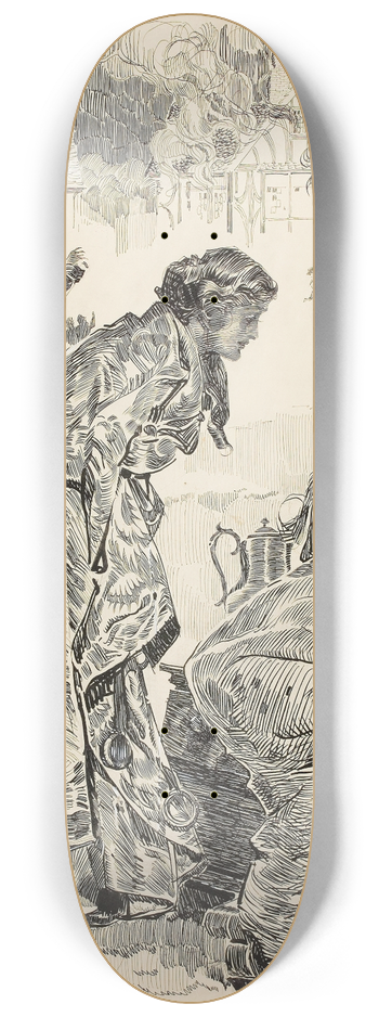 Orson Byron Lowell - A Philosopher 8.25 inch art skate deck