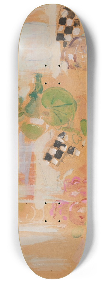 Oskar Moll - Stillleben mit Bronzekopf 8.25 inch art skate deck