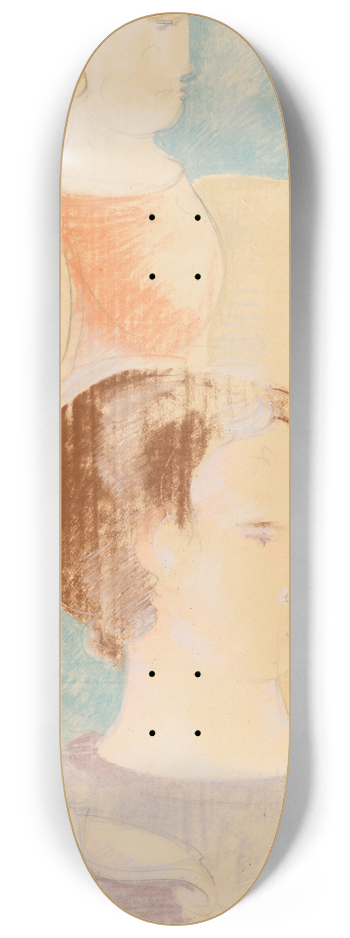 Oskar Schlemmer - Gestaffelte Gruppe 8.25 inch art skate deck