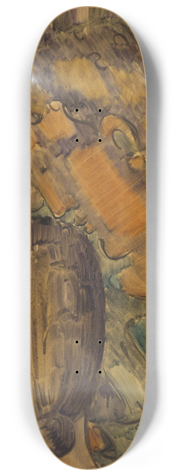 Oskar Schlemmer - Group of Four with Diagonal Profile 8.25 inch art skate deck