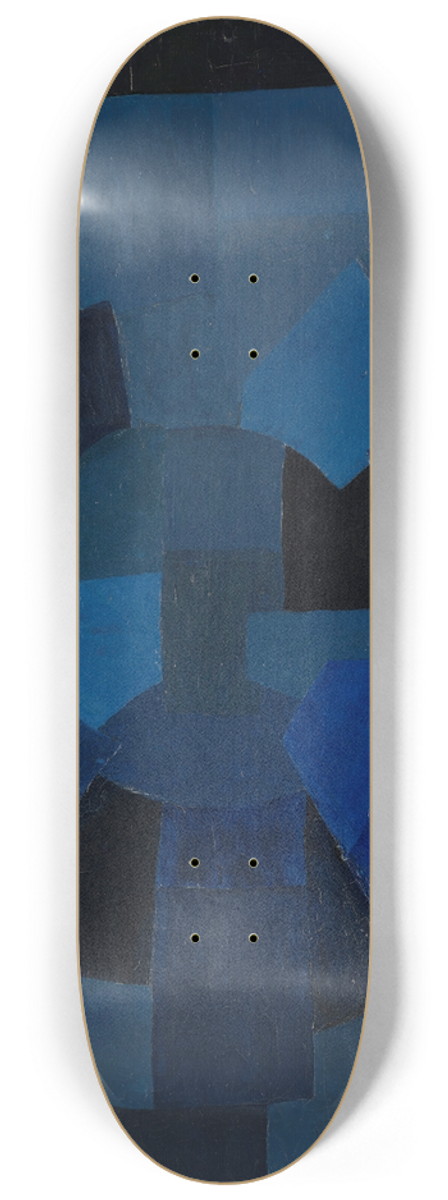 Otto Freundlich - Komposition in Blau 8.25 inch art skate deck