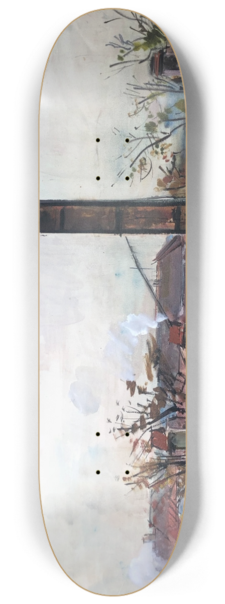 Otto Geigenberger - Landau in der Pfalz 8.25 inch art skate deck