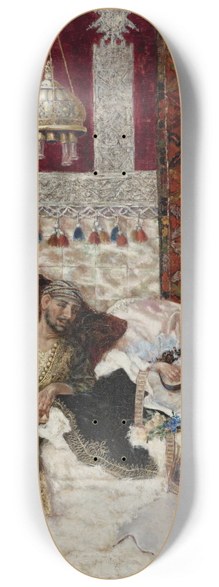 Antonio Rivas - Harem song 8.25 inch art skate deck