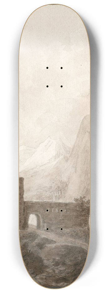 Otto Howen - Gezicht in de Pyrenn 8.25 inch art skate deck