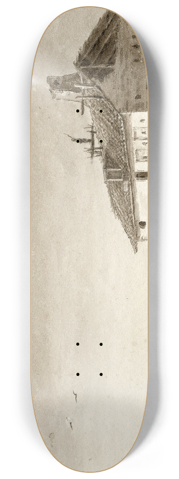 Otto Howen - Versterkt huis bij Valladolid 8.25 inch art skate deck