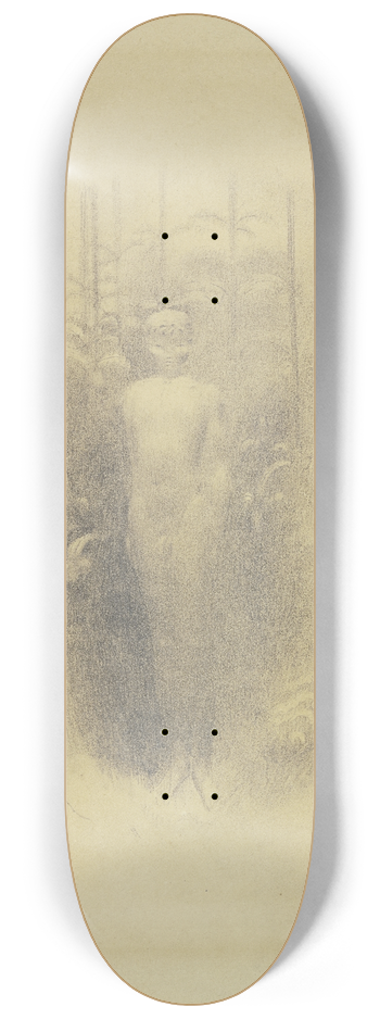 Otto Meyer-Amden - Nackter Jngling im Tannenwald 8.25 inch art skate deck