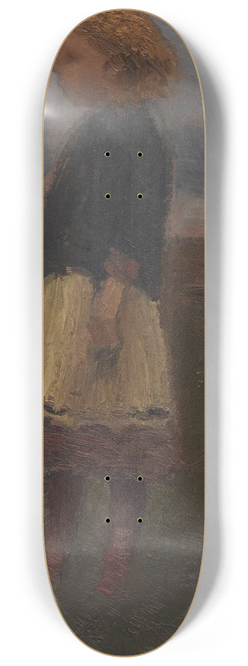 Otto Modersohn - Mdchen im Moor 8.25 inch art skate deck