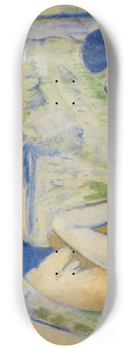 Otto Mueller - Zwei Mdchen auf der Waldwiese 8.25 inch art skate deck