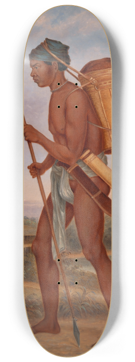 Antonio Zeno Shindler - Diak Man 8.25 inch art skate deck