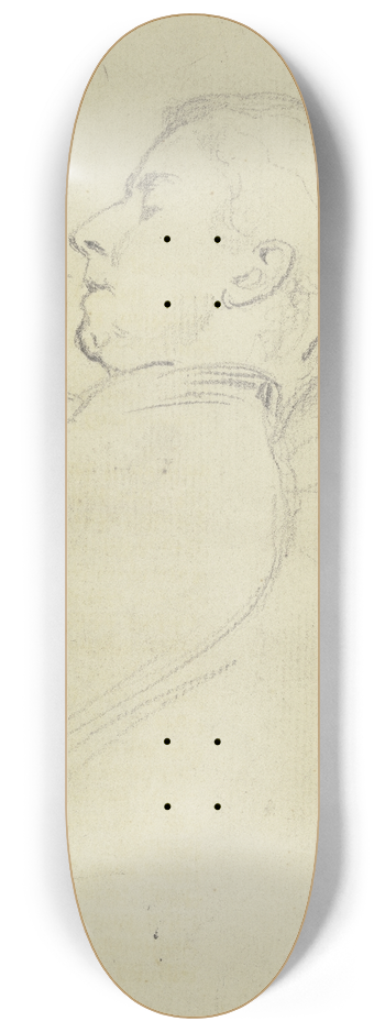 Otto Scholderer - Luise Scholderer schlafend 8.25 inch art skate deck