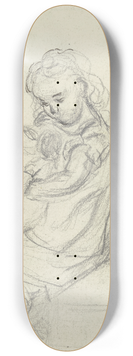 Otto Scholderer - Tea with Dolly 8.25 inch art skate deck