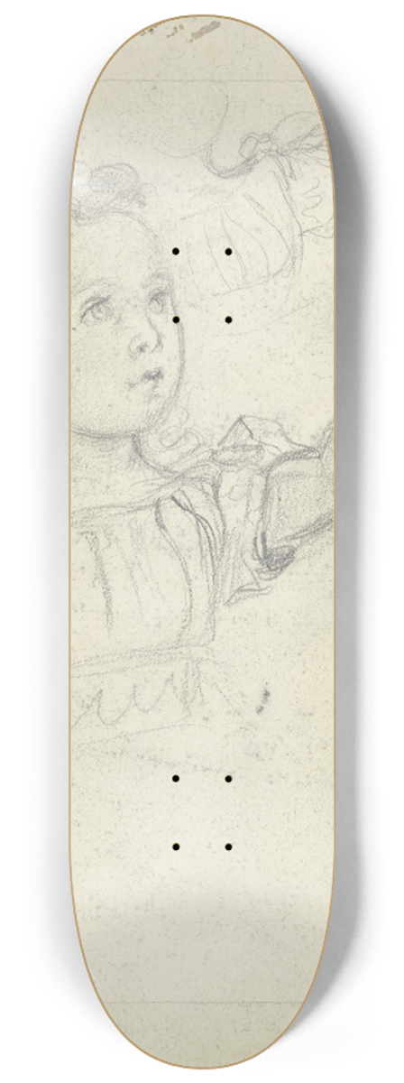 Otto Scholderer - The Blackberry Feast 8.25 inch art skate deck