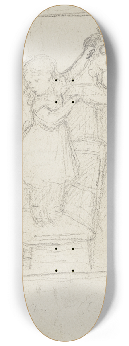 Otto Scholderer - The new Polly 8.25 inch art skate deck