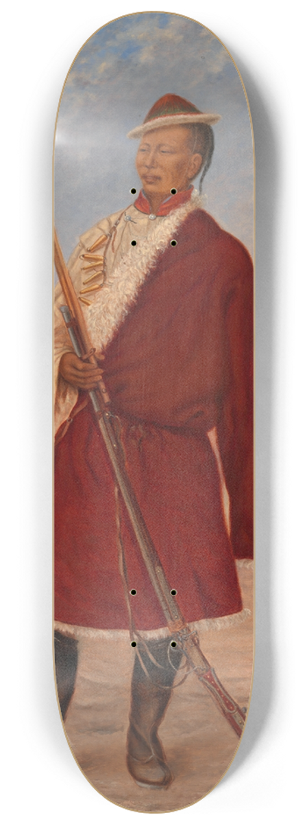 Antonio Zeno Shindler - Tibetan Man 8.25 inch art skate deck