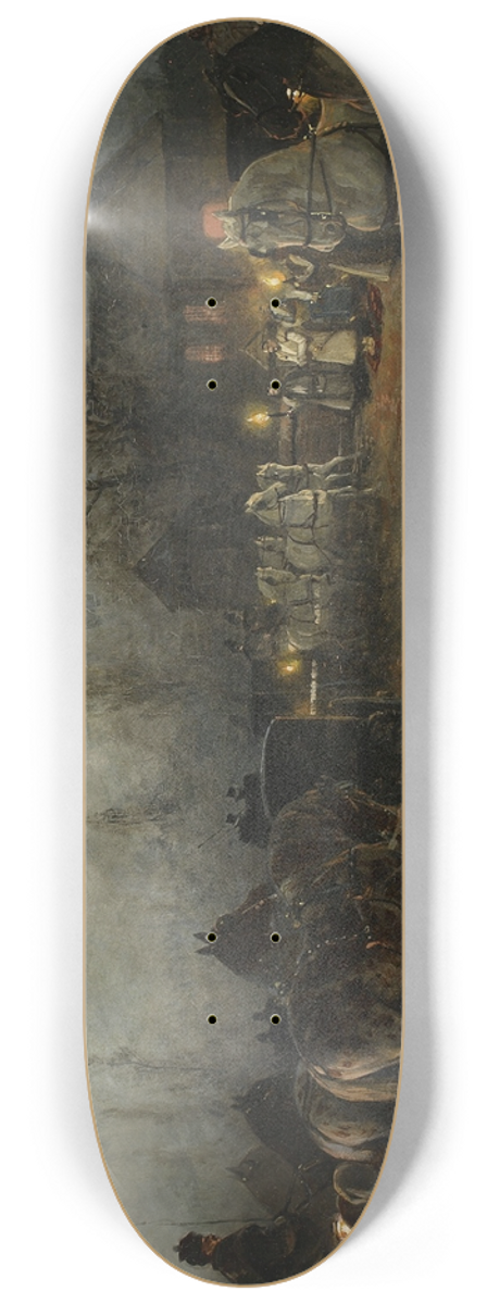 Antoni Piotrowski - Wedding in the evening 8.25 inch art skate deck