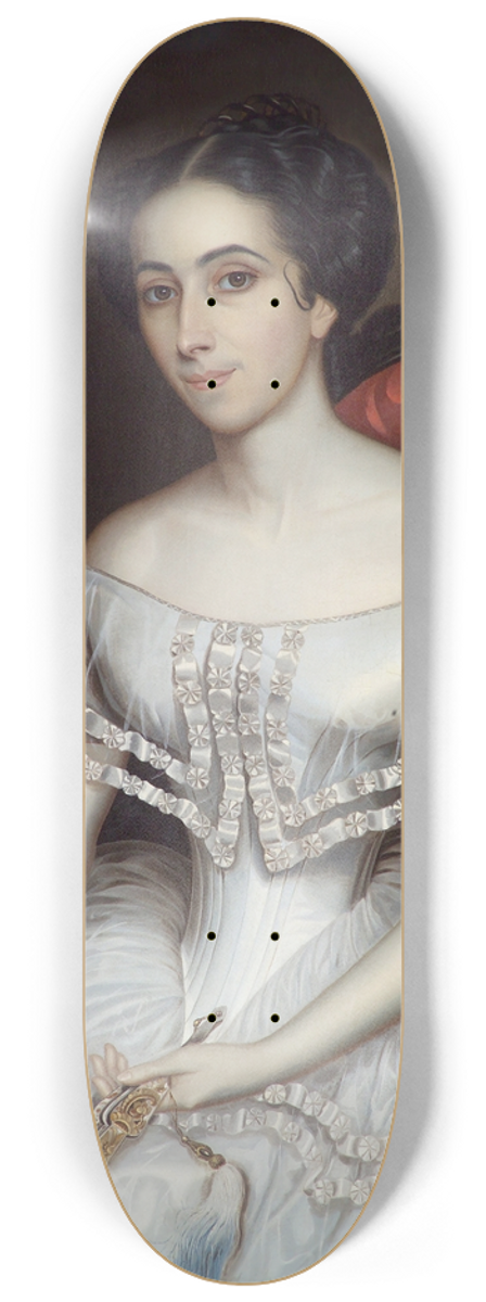 Pablo Petrovits - Carolina Gutirrez de la Fuente 8.25 inch art skate deck