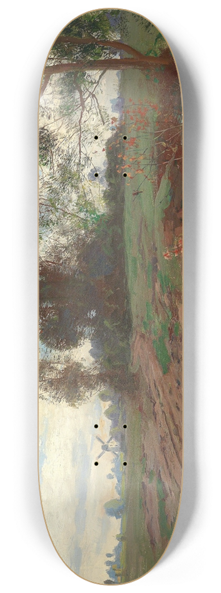 Adolf Lins - Enten am Weiher 8.25 inch art skate deck