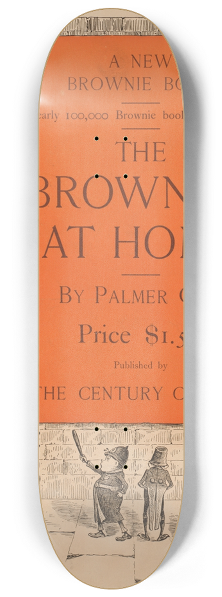 Palmer Cox - The brownies at home 8.25 inch art skate deck