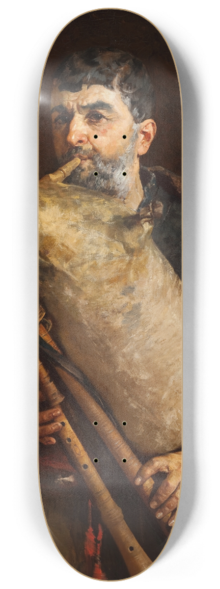 Pantaleon Szyndler - Bagpipe Player 8.25 inch art skate deck