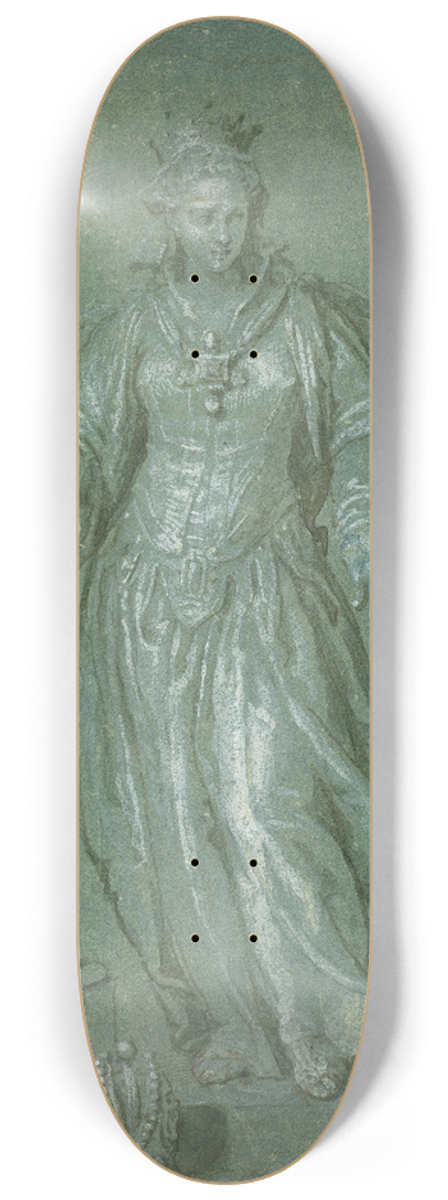 Paolo Veronese - Allegory of Benifico 8.25 inch art skate deck