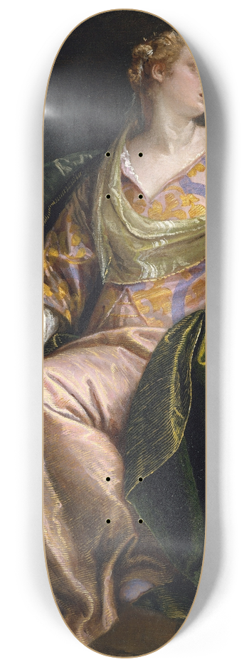 Paolo Veronese - Saint Catherine of Alexandria in Prison 8.25 inch art skate deck