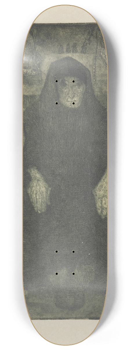 Paula Modersohn-Becker - Sitzende Alte 8.25 inch art skate deck