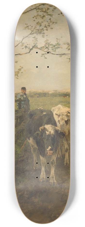 Anton Mauve - De melkbocht 8.25 inch art skate deck