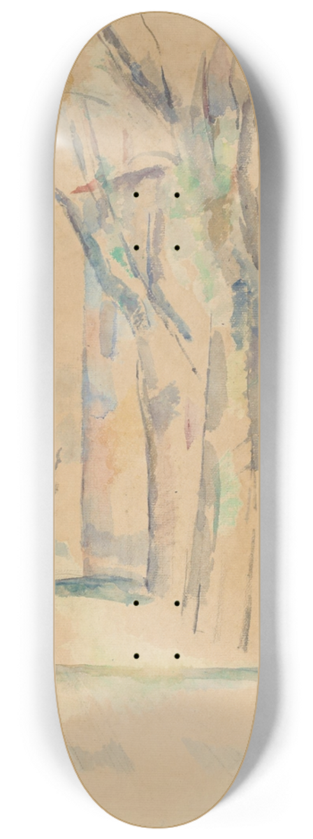 Paul Czanne - LAlle des marronniers au Jas de Bouffan 8.25 inch art skate deck