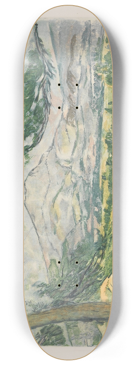 Paul Czanne - La Montagne Sainte-Victoire 8.25 inch art skate deck