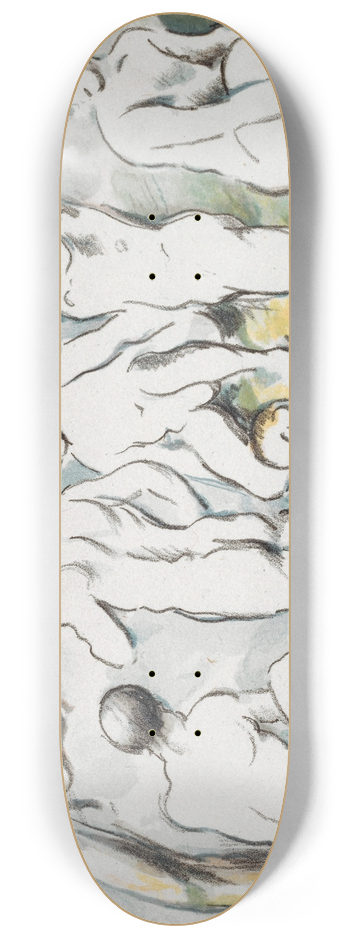Paul Czanne - Les Baigneurs  Petite planche 8.25 inch art skate deck