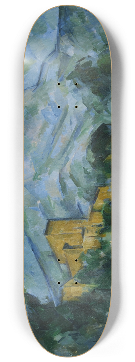 Paul Czanne - Mont Sainte-Victoire and Chteau Noir 8.25 inch art skate deck