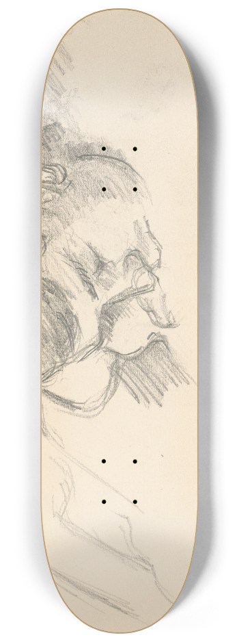 Paul Czanne - The Artists Son Reading 8.25 inch art skate deck