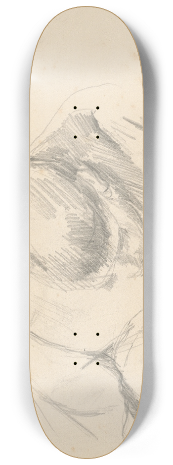 Paul Czanne - The Artists Son Writing 8.25 inch art skate deck