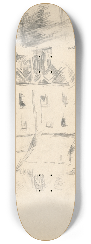 Paul Czanne - The Mill 8.25 inch art skate deck