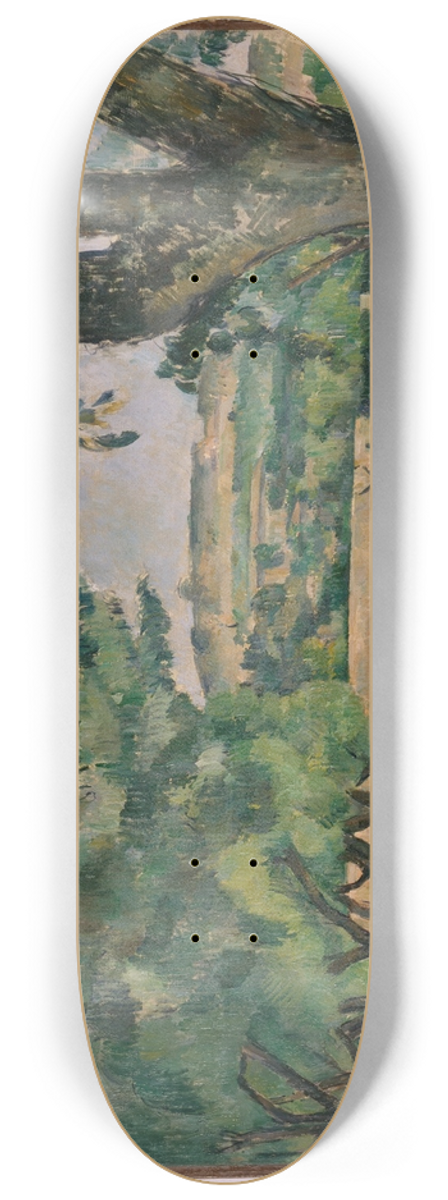 Paul Czanne - The Neighborhood of Jas de Bouffan 8.25 inch art skate deck