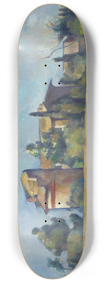 Paul Czanne - The Pigeon House Of Bellevue 8.25 inch art skate deck