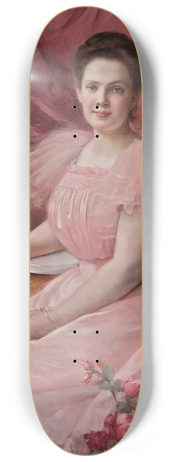 Paul De La Boulaye - Pretty In Pink 8.25 inch art skate deck