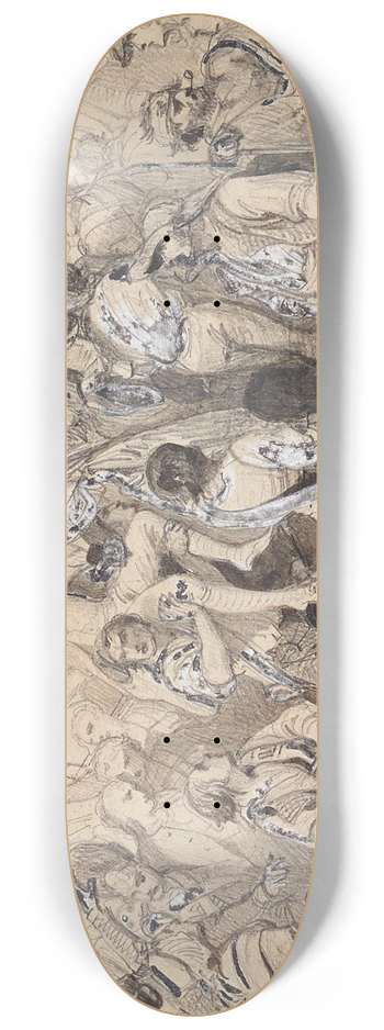 Paul Delaroche - Le retour de la prise de la Bastille 8.25 inch art skate deck
