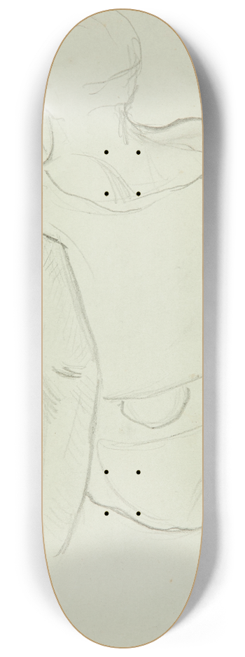 Paul Gauguin - Femme tahitienne de dos 8.25 inch art skate deck