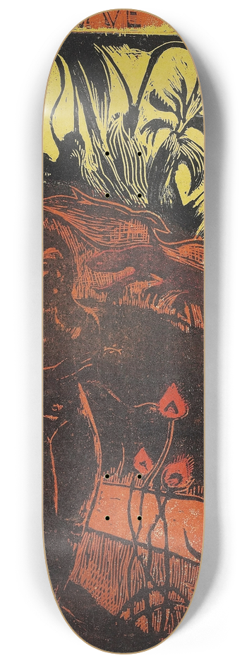 Paul Gauguin - Nave Nave Fenua from the Noa Noa Series 8.25 inch art skate deck
