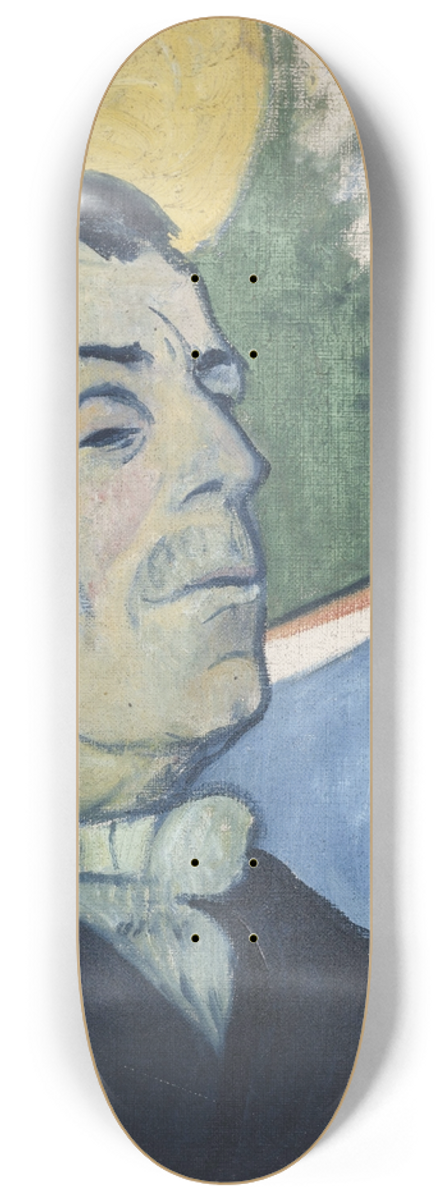 Paul Gauguin - Portrait of a man 8.25 inch art skate deck