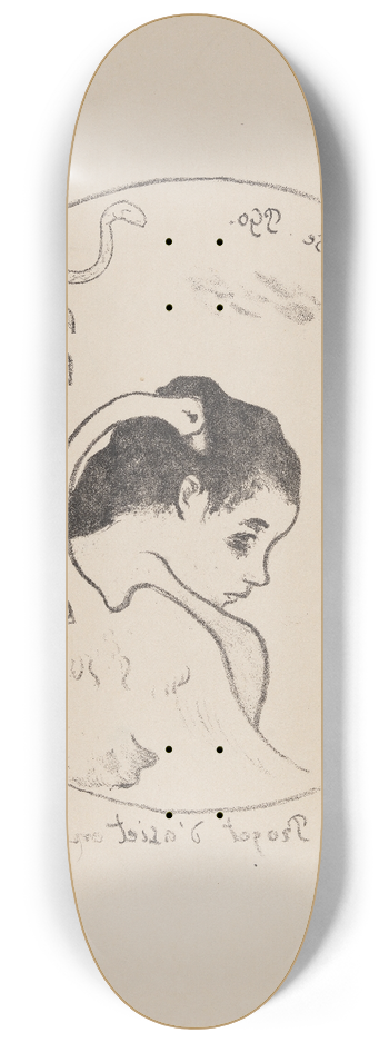 Paul Gauguin - Projet dassiette 8.25 inch art skate deck