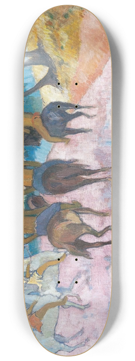 Paul Gauguin - Riders on the Beach (I) 8.25 inch art skate deck