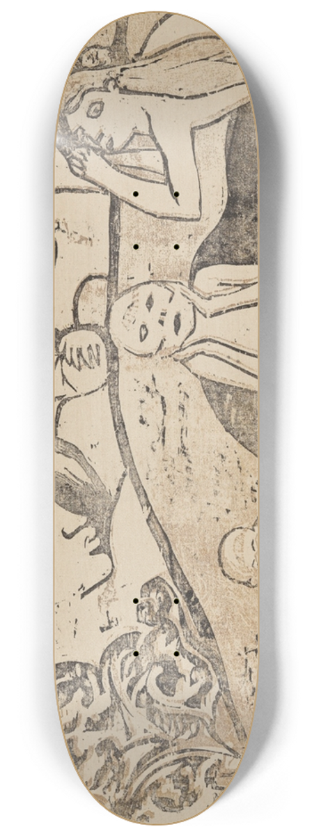 Paul Gauguin - Soyez amoureuses, vous serez heureuses 8.25 inch art skate deck