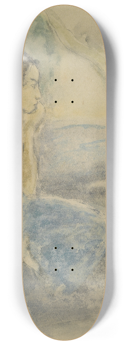 Paul Gauguin - Tahitien assis 8.25 inch art skate deck