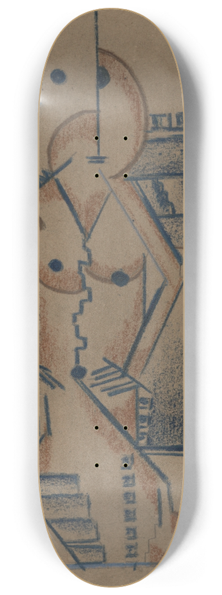 Paul Gaulois - SeatedNude 8.25 inch art skate deck