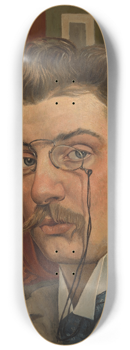 Anton Molkenboer - Zelfportret in het atelier 8.25 inch art skate deck