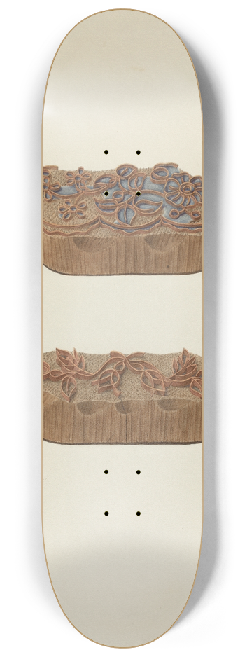 Paul Kelly - Printing Blocks 8.25 inch art skate deck